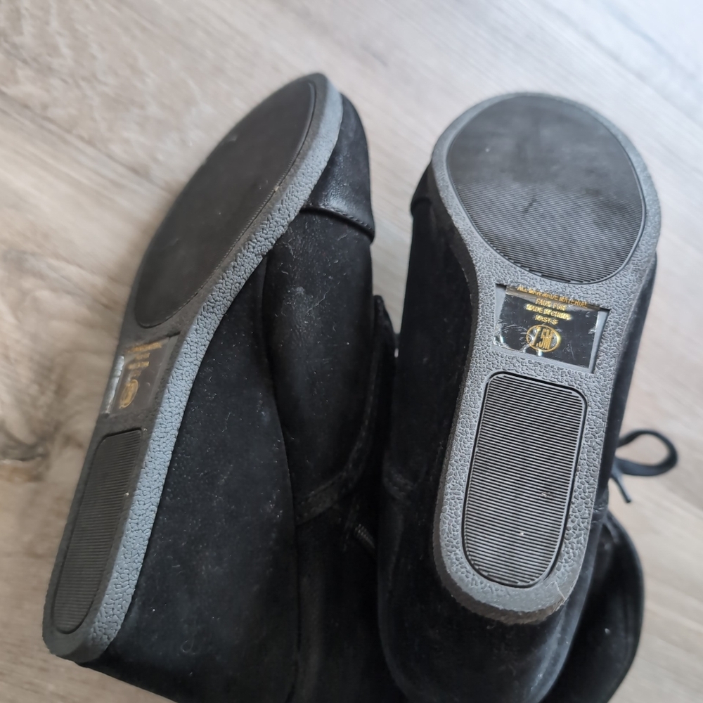 Suede Wedge Bootie - Picture 4 of 7